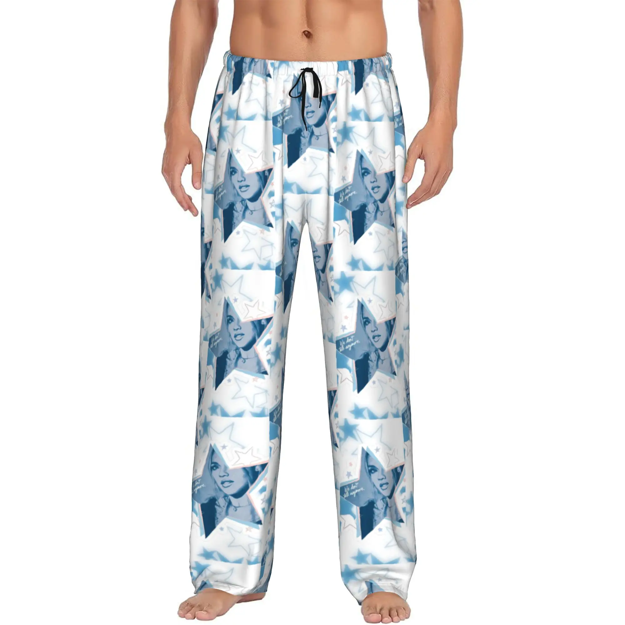 

Custom F-Freya Skye Singer Star Pajama Pants Sleepwear for Men Elastic Waistband Sleep Lounge Bottoms with Pockets