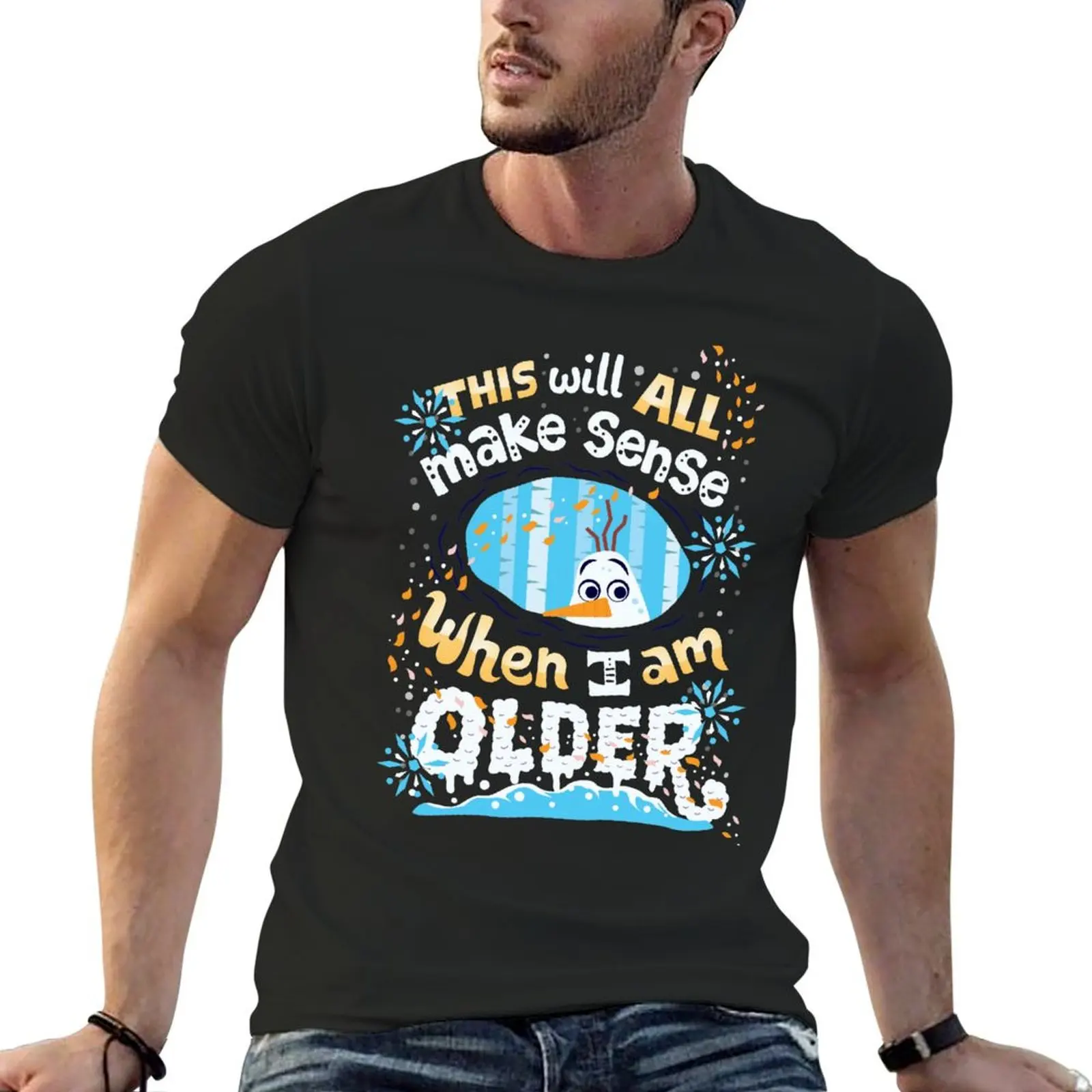 

Older T-Shirt Aesthetic clothing shirts graphic tee oversized t shirt summer tops plain black t shirts men