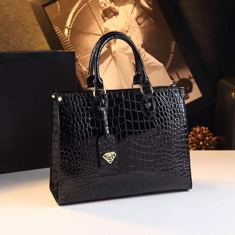 

Leather Bag New Fashion Crocodile Leather Leisure Large Capacity Crossbody Bags for Women