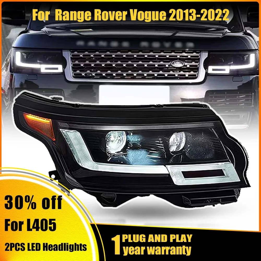 Car Headlights For Land Rover Range L405 2013-2022 Upgraded 2023 LED Headlamp Dynamic Turn Signal Lamp Brake DRL Car Accessories