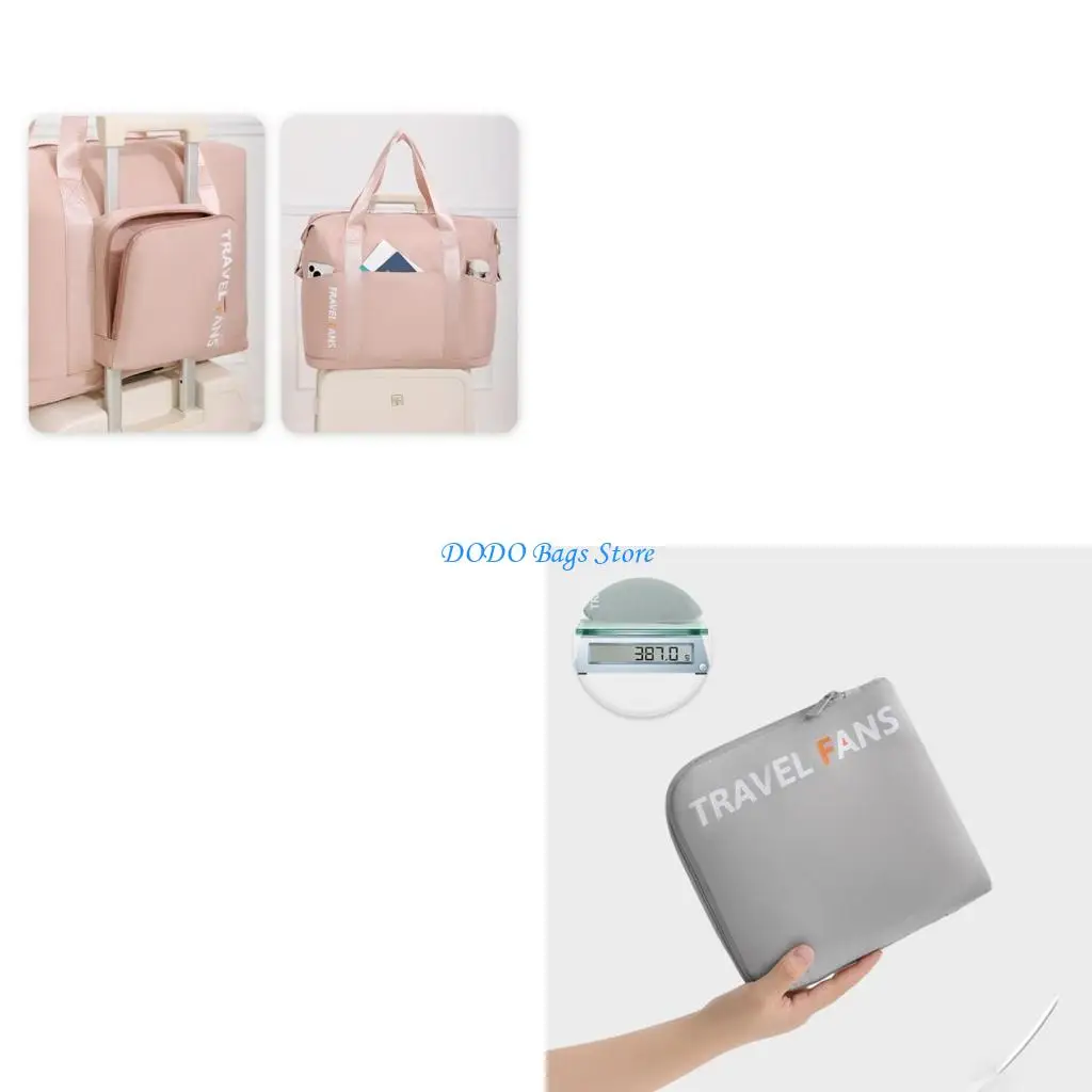 

Gym Bag Overnight Bag Foldable Hospital Bag Large Capacity Travel Bag Weekends Bag Fitness Bag for Daily