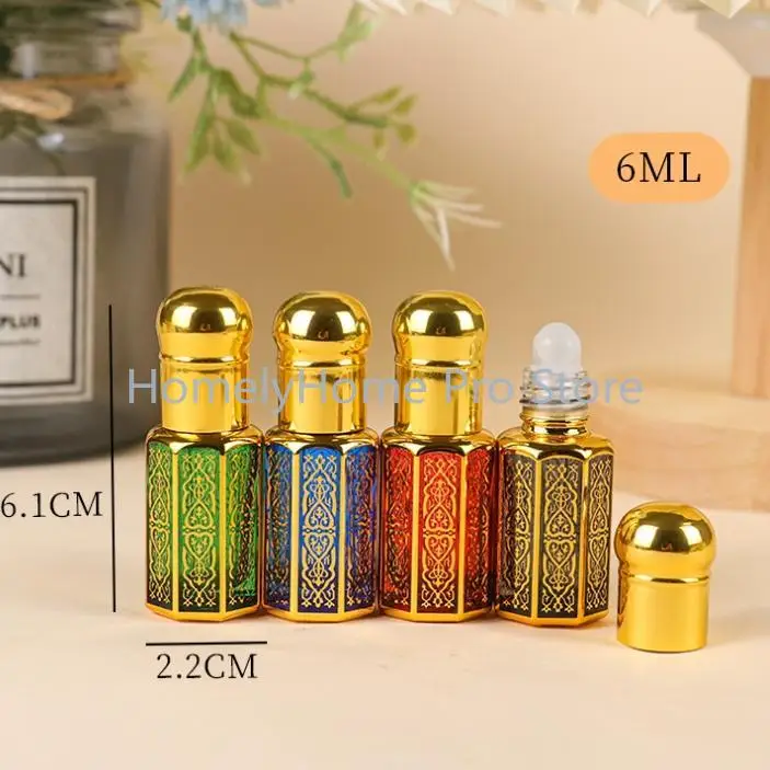Agarwood essential oil bottle, flavor glass rod smeared empty bottle, Middle Eastern perfume sub-bottling sample