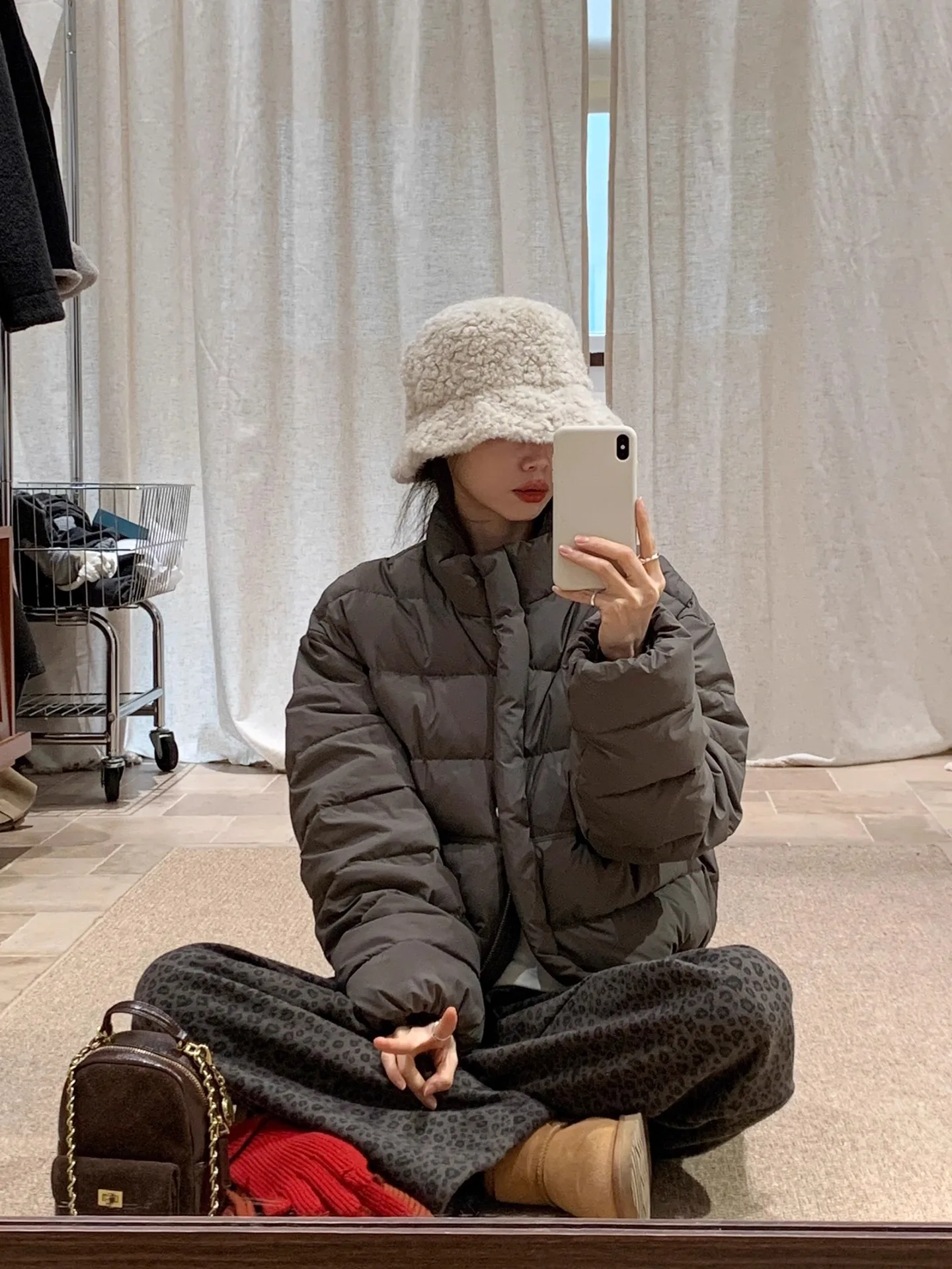 

Korean Sle ort Puffer Jaet Women's Thiened Du down Bread Coat Stand Collar Long Sve Warm Faionable Winter Coat