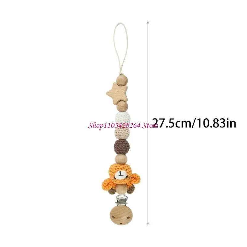 لعبة مهدئة طويلة للرضع بطول 16 سم، حبل مضاد للسقوط، حزام للاستحمام