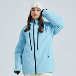 Winter 2025 New Men's Women's Ski Jackets Waterproof Skiing Overcoats Outdoor Sports Windproof Warm Snowboarding Hooded Tops