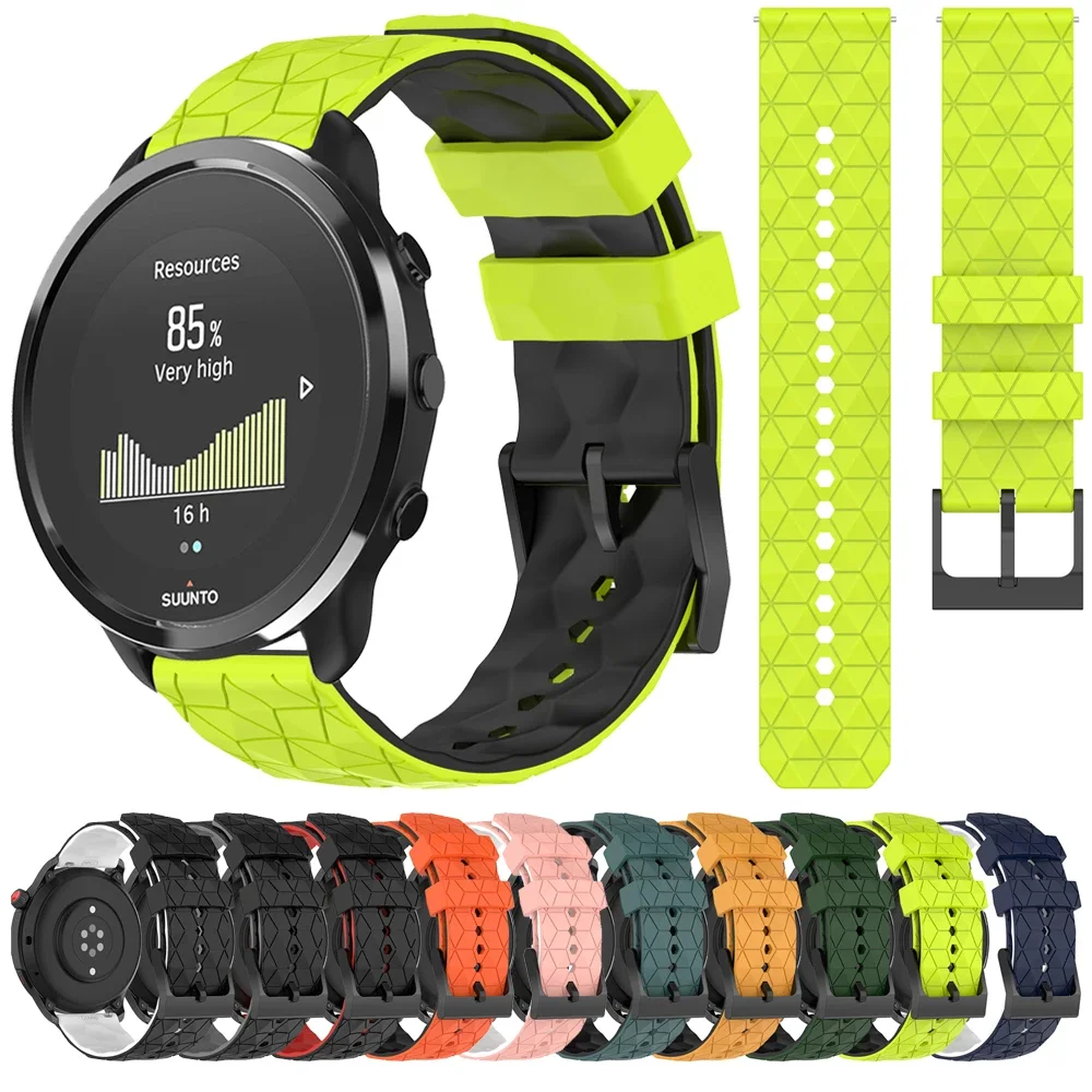 New Design Silicone Straps For SUUNTO 9 PEAK PRO/SUUNTO 3 Wirstands For SUUNTO RACE/VERTICAL/5 PEAK Band 20mm 22mm Bracelet Belt