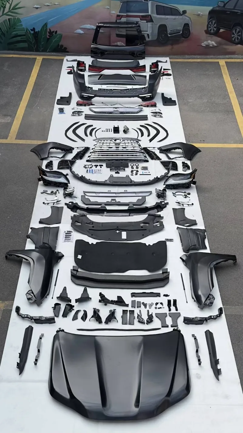 Bumpers, body kits for car modifications