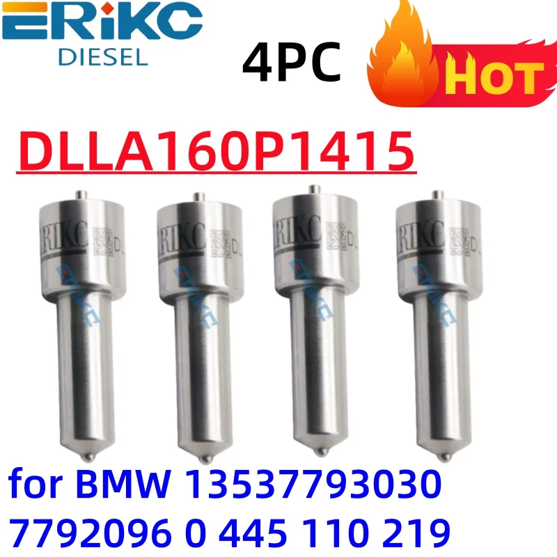 

4 PCS Diesel Injector Auto Nozzle DLLA160P1415 Fuel Oil DLLA 160 P 1415 Oem 0433171877 For BMW 13537793030 7792096 0 445 110 219
