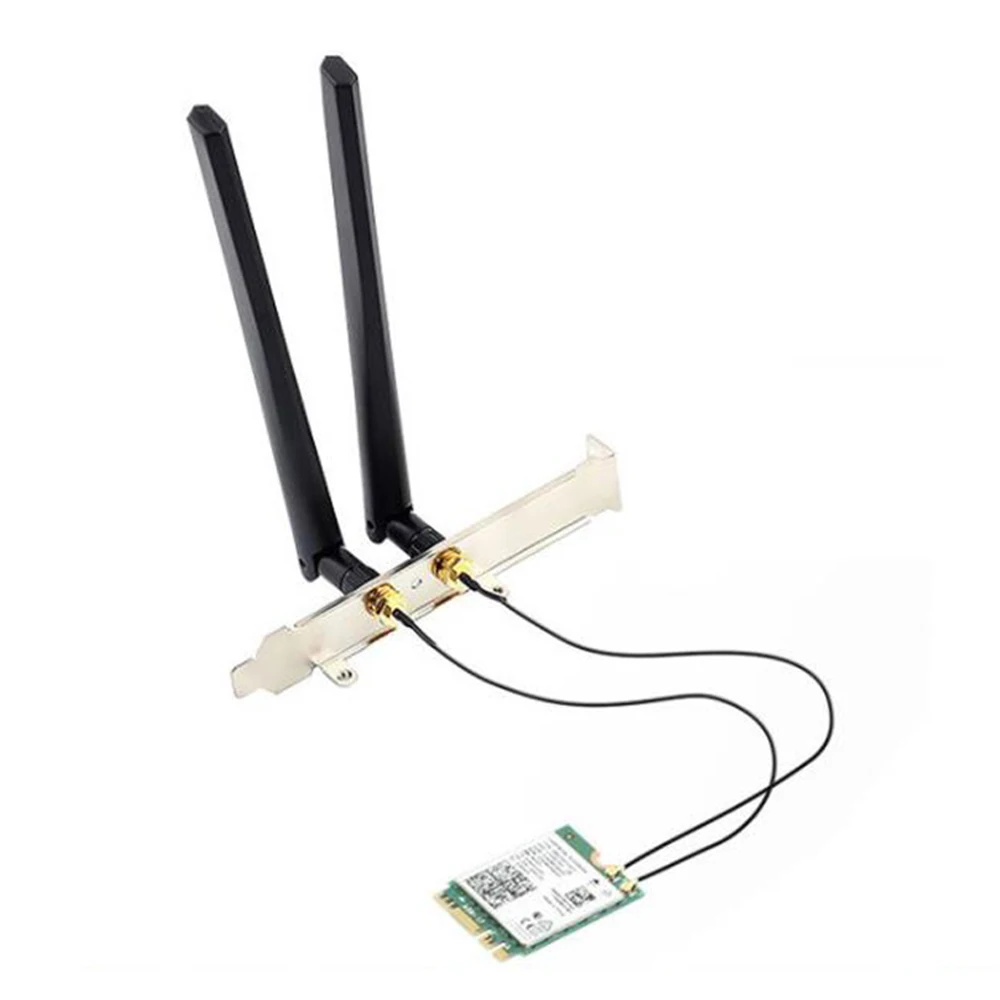 Kit de escritorio WiFi 6E para Intel AX210, Bluetooth 5,2, tarjeta Wifi 802.11Ax 2,4 Ghz/5Ghz AX210NGW, adaptador WiFi 6 con antena