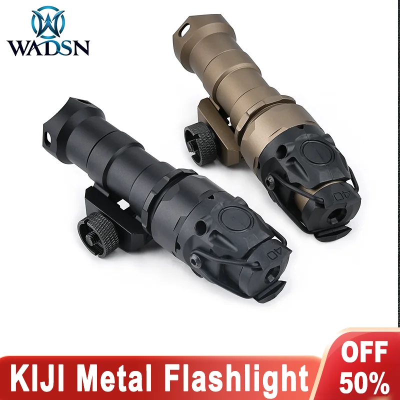 

WADSN Metal KIJI K1-10 Flashlight Aluminum IR 850nm Illumination Hunting Weapon Light K10 IR Light Fit 20MM Rail IR Scout Light