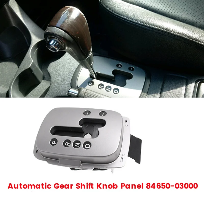 

VC-Innovative-Automatic Gear Shifter Knob Panel 84650-03000 For Kia Sportage 2007-2012 Gearbox Shift Lever Panel Cover Trim 8465