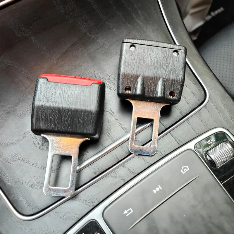 1/2 قطعة مقعد السيارة حزام كليب تمديد المكونات سلامة السيارة مقعد قفل مشبك حزام الأمان كليب موسع محول مقعد السيارة الطفل الملحقات #2