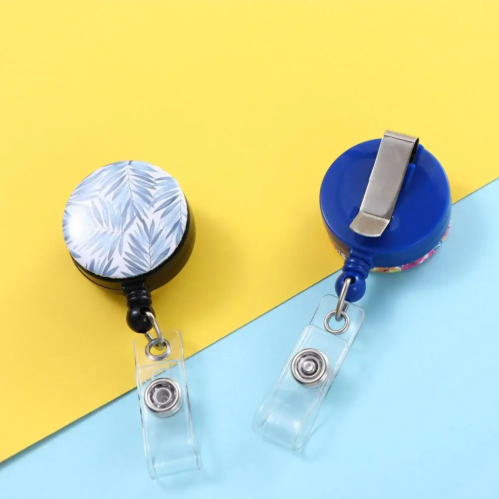 

Office Supplies 1 Piece Employee Name Work Card Clips ID Card Name Card Badge Holder Badge Reel Nursing Retractable
