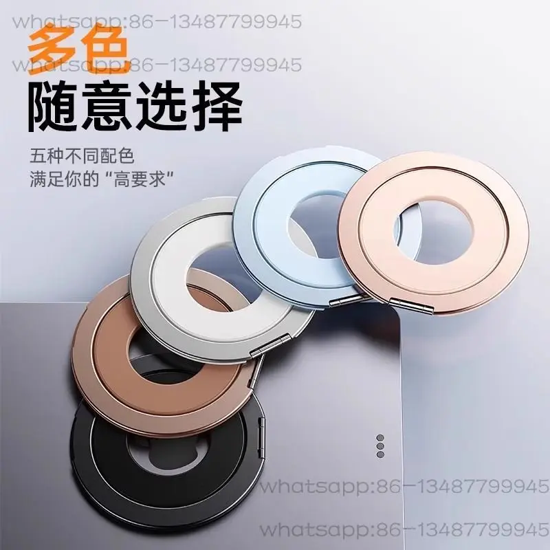 

Metal Ring 360 Rotary Paste Portable Adsorption Ultra-thin Car Back Folding Magnetic Back Clip Patch