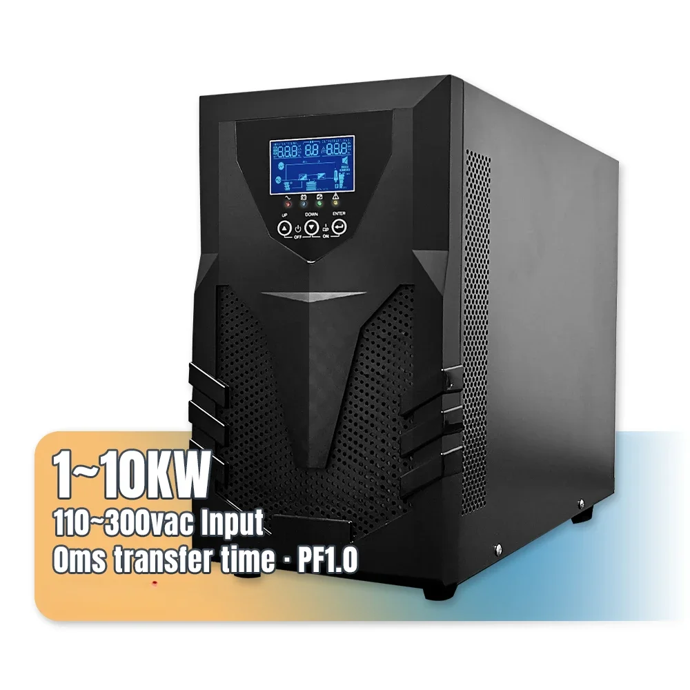 3kva 3000kw Uninterrupted Power Supply Pure Sine Wave on-line Built-in Battery Backup Time 15min