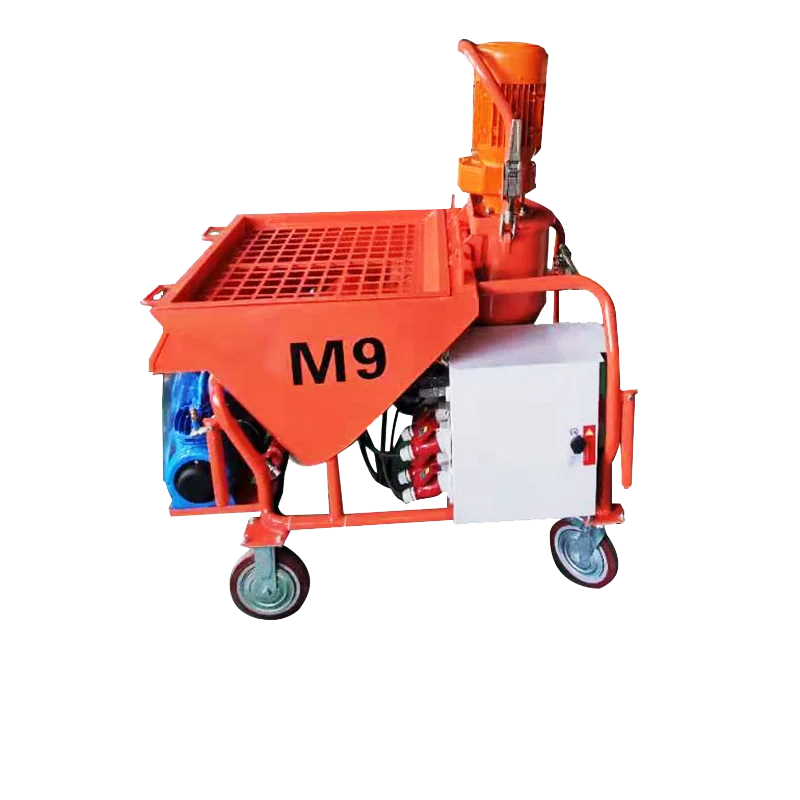 M9 M6 Germany Manufacturer Parts Mortar Spray Machine Cement Plastering Gypsum Plaster Cement Plaster Spraying Machine