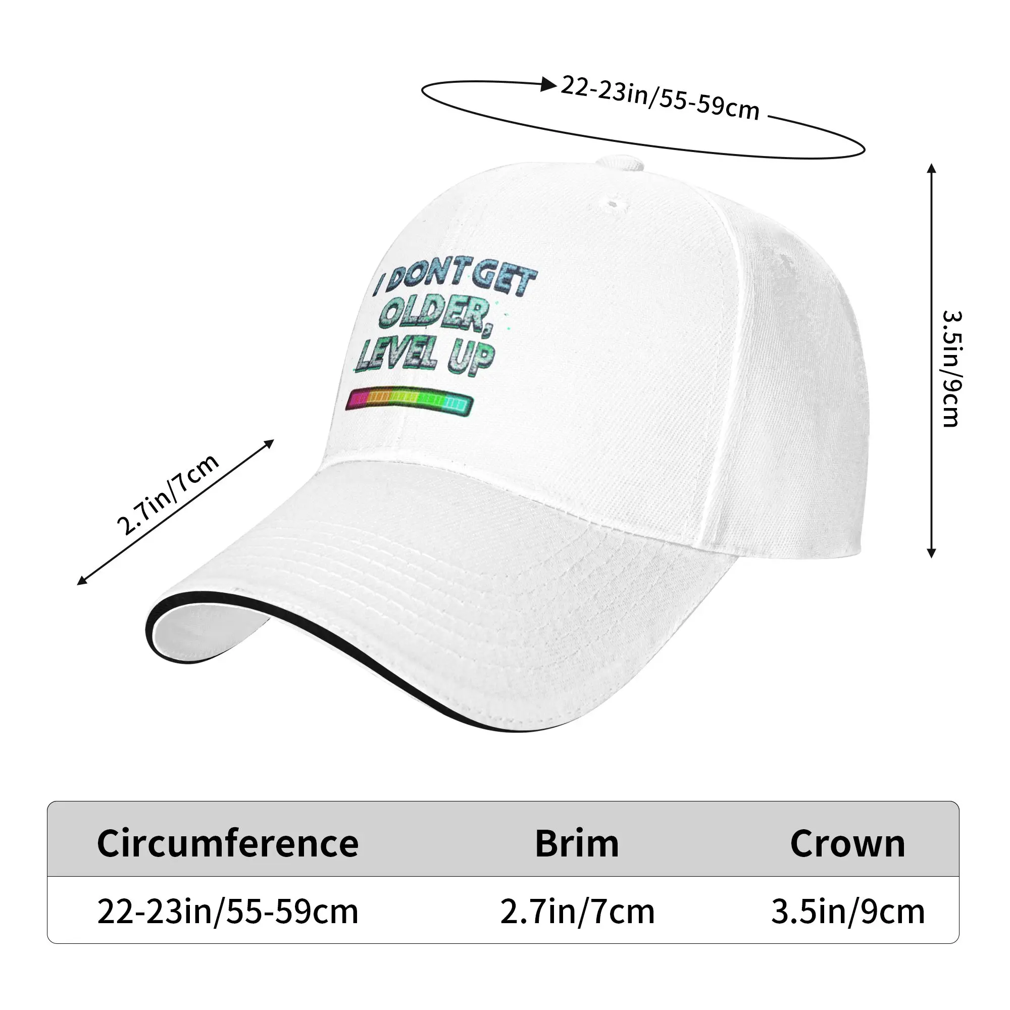 I Don t Get Older  I Level Up Gift For Children Men Women A Baseball Cap Hat