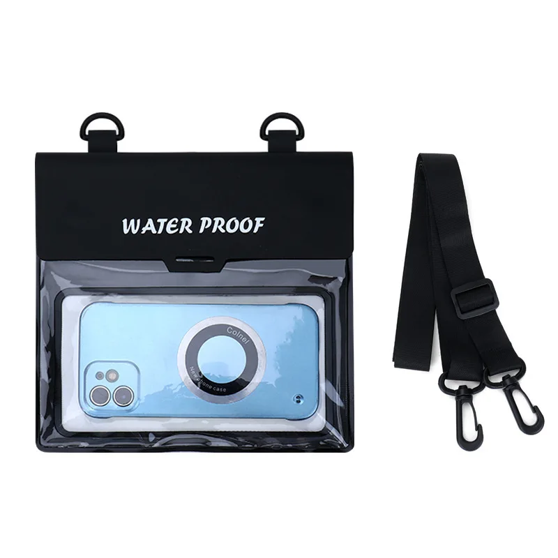 Universal Waterproof Phone Pouch, Underwater Sealing Bag with Lanyard, Suitable for Swimming, Beach, and Kayaking