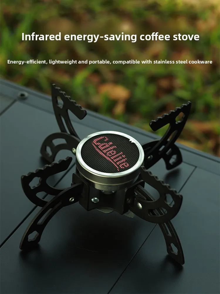

Celite Portable Cam Outdoor Infrared Stove Card pe Coffee Stove Energy Saving Portable Gas Stove Foldable Windproof