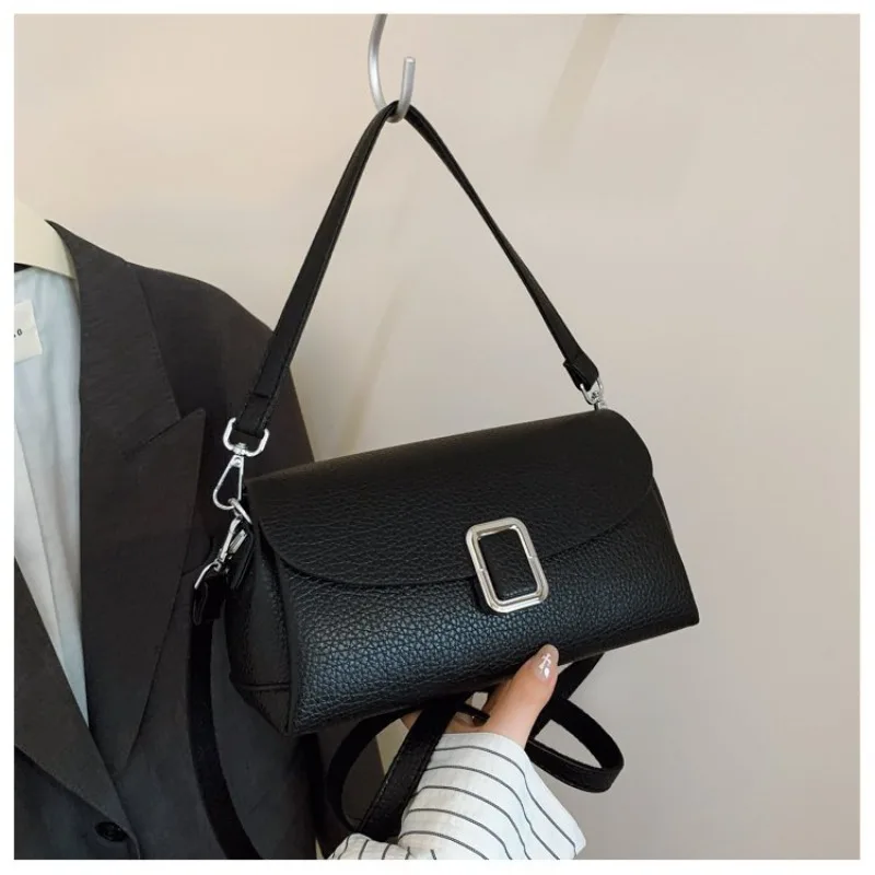 

Ladies Fashion Crossbody Bag Luxury Brand Leather Diaper Bag Minimalist Vintage Large Capacity Elegant Shoulder Bag