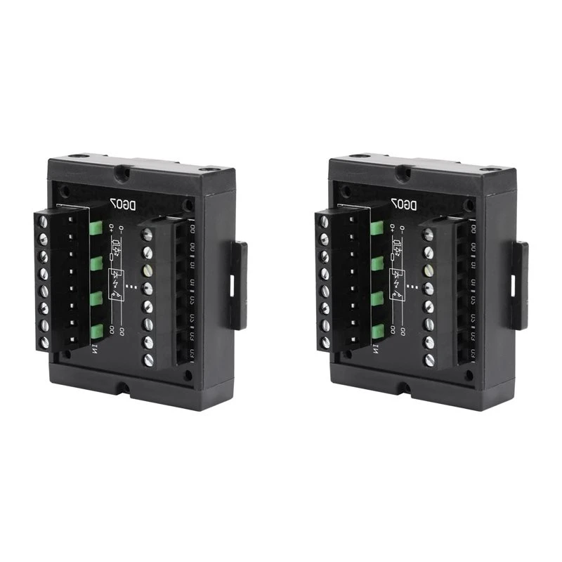 ABNR 2X DG07 Level Converter, 4-Channel NPN To PNP Signal Conversion Level Converter Wide Voltage 10-28V