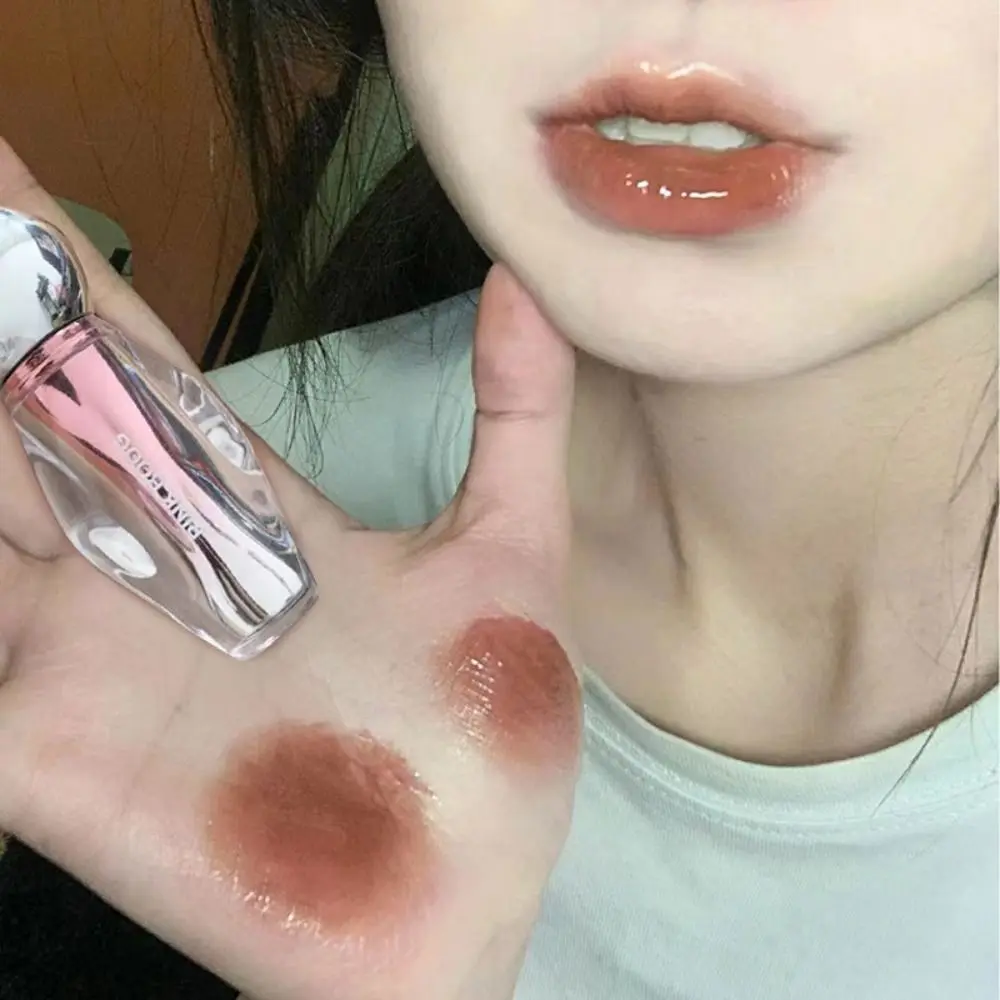 

Moisturizing Pearl Bulb-shaped Lip Serum Not Fading Mirror Effect Shiny Lip Gloss Kiss-proof Water-based Lip Hydration Serum