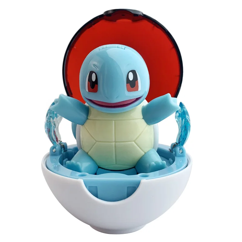 Pokemon Figur Bulbasaur Eevee Charmander Squirtle Pikachu Piplup Cubone Mimikyu Jigglypuff Pokeball Spielzeug Ornament Puppe – Detail 27