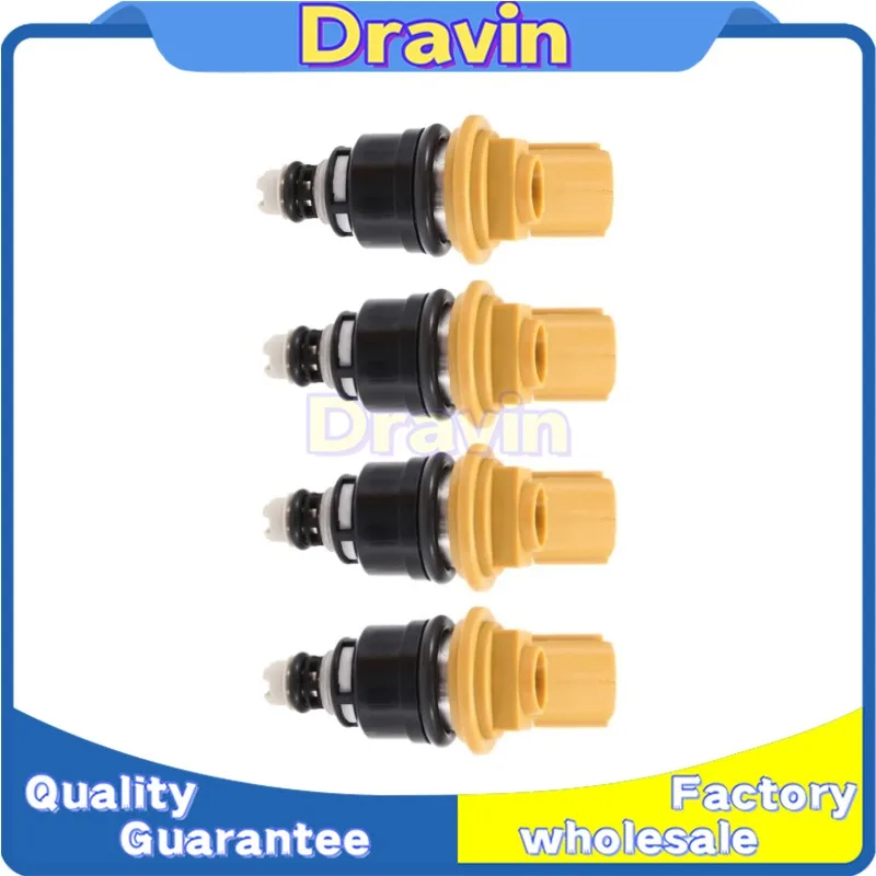 4PCS 16600-RR543 16600RR543 FJ942 SF-61-550CC Side 555Cc Fuel Injectors for NISMO Nissan Silvia SR20DET S13 S14 S15 Jecs