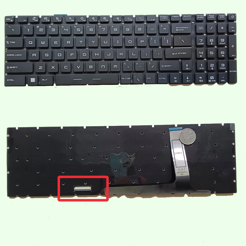 

Keyboard For MSI Vector GP77 GE77 13VG with RGB backlit US