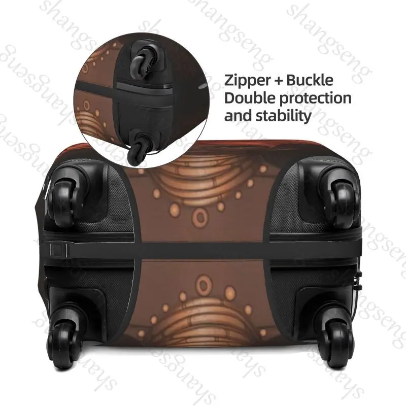 African American Girl Travel suitcase protective case, suitcase cover, elastic protection, washable Luggage cover, 18-32 in