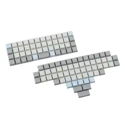 XDA DSA Blank PBT Keycaps Suitable For Ortholinear Layout MX Keyboard XD75 ID75 Planck Preonic Niu40