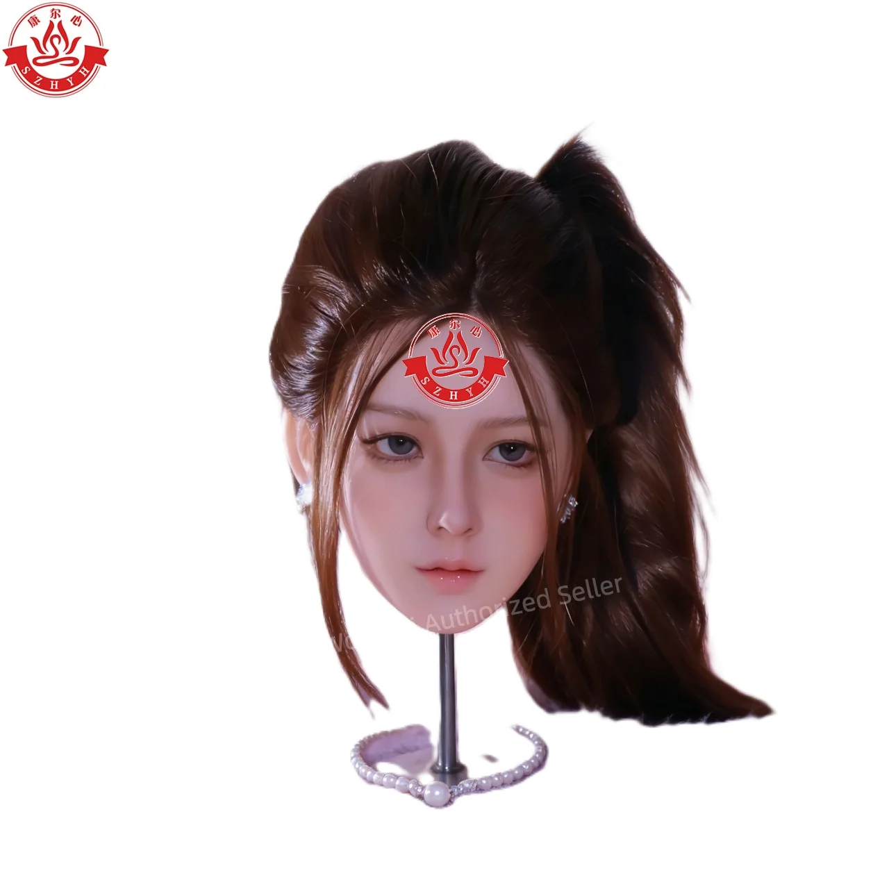 

Wonanii Food Grade Silicone Big Head HYH-SHB-XB-0106, M16 Interface Close Mouth, Makeup Practice, Hairstyle Design, Photography