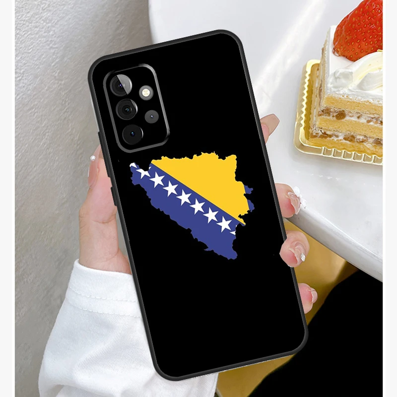 Bosnia and Herzegovina Flag Case For Samsung Galaxy A54 A34 A14 A15 A35 A55 A52 A32 A12 A51 A71 A33 A23 A13 A53 Coque