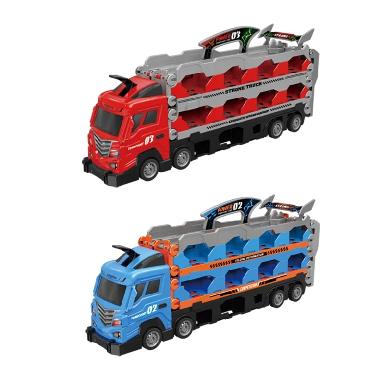 

Car Carriers Truck and Car Toy Set with 1 Truck, 8/16/24 Alloy Car Toddler Toy for 3+ Years Old Gift for Boys Girls