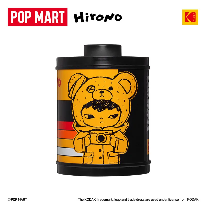 Genuine POPMART Hirono × Kodak Vinyl Plush Pendant Blind Box Toy