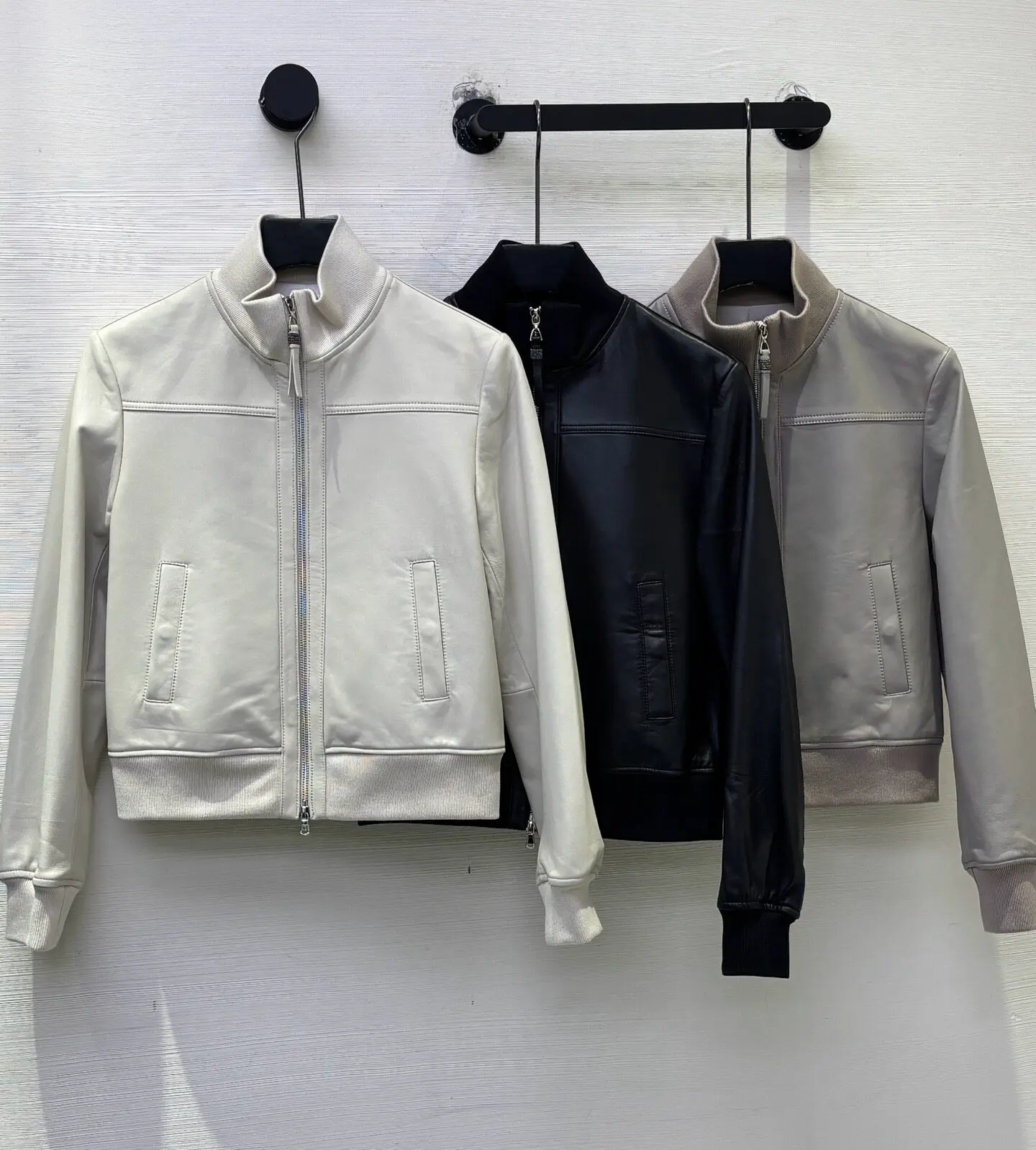 2026 Autumn Winter New Sheepskin Short Standing Collar Jacket