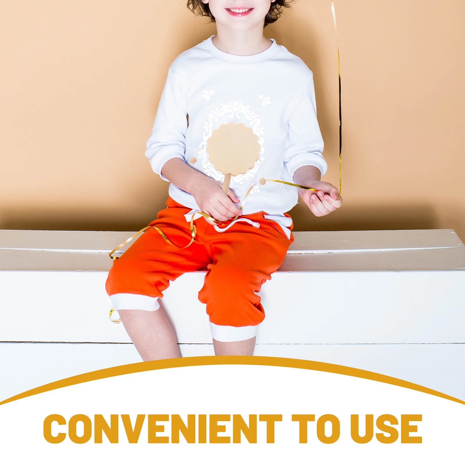 4 قطعة خشخيشة خشبية فارغة طبل لم تنته DIY بها بنفسك رسمت باليد الحرف للأطفال اللوحة الإبداعية التعليمية ديكور Crafts بها بنفسك الحرف الخشبية