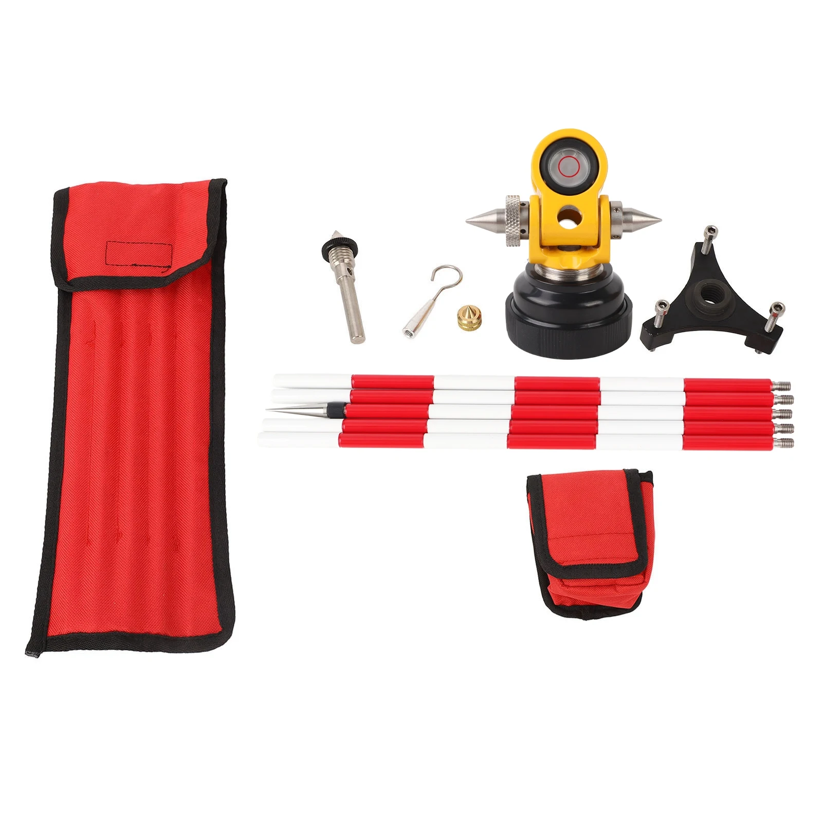 反射レトロプリズム測量ミニプリズムトータルステーションプリズム正確な多機能測量ミニプリズムポール付きソキア用