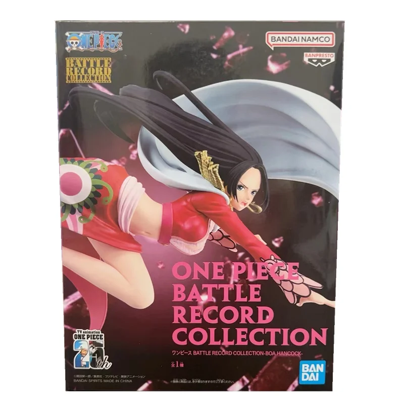 In Stock Bandai Original Banpresto One Piece Battle Record Collection Boa Hancock 17cm Anime Collections Model Toy Figures Gifts