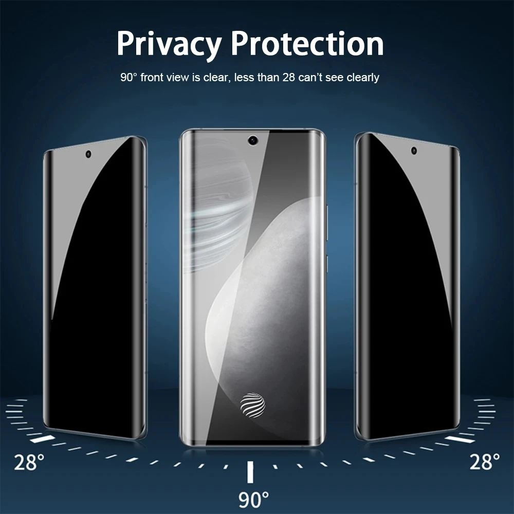 Anti-Spy Privacy Hydrogel Film Screen Protector For Vivo S16 Pro S6 S10E U3X X23 Sympphony X80 Llte S1 Helio P50 S6 S7E X50E 5G