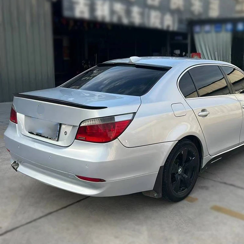 For BMW 5 Series E60 520 525 530 2004 to 2010 year Car M5 style Spoiler Wing High Quality ABS plastic Tuning Accessories Stylin