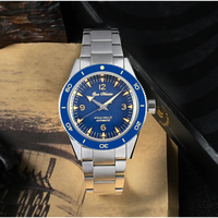San Martin SN051 Men Watch 39.5mm Sandwich Dial NH35 Movement Sapphire C3 Luminous Automatic Self Winding Mechanical Watches