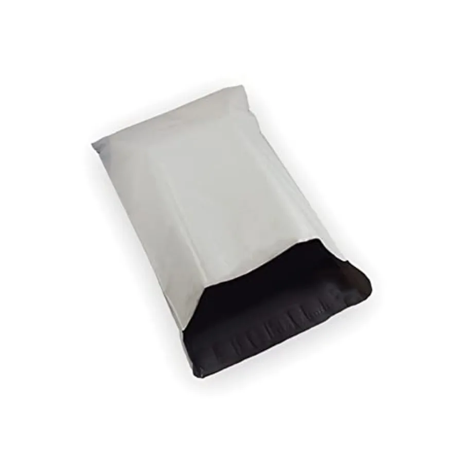 10 Sobres de Polietileno Blancos Grandes de 24 x 36 Pulgadas # 10 Sobres Autosellables de Plástico para Envío, Bolsas de Correo de 24x36, 2.35 mil, Extra Grandes, Jumbo