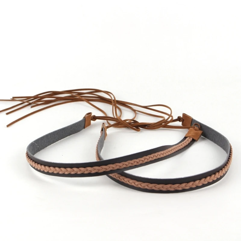 Adjustable Length Hat Rope for Cowboy Hat Weaving Hat Outdoor Hat Multiple Functional Decorative Hat Strap for Adult