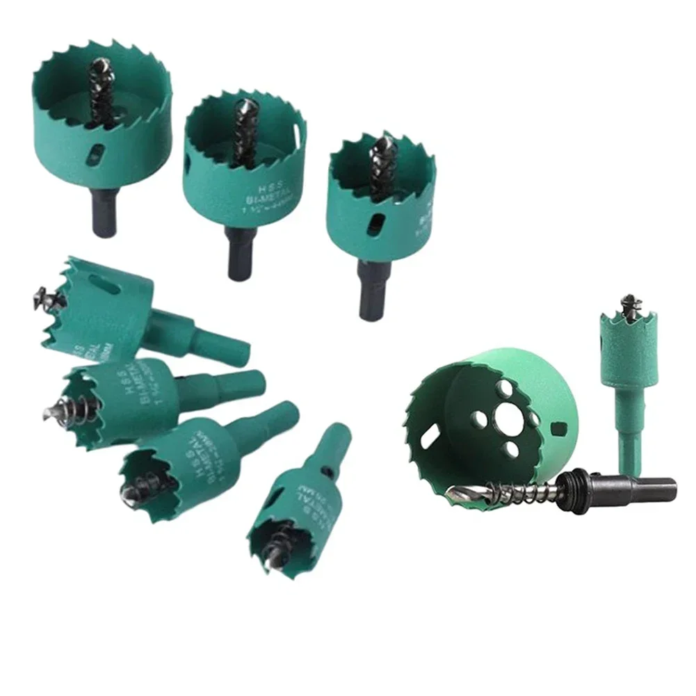 16/18/20/22/25/28/30/35/38/45/50mm Hole Saw For PVC Board Gypsum Board Wood Board Aluminum Alloy Positioning Center Drill