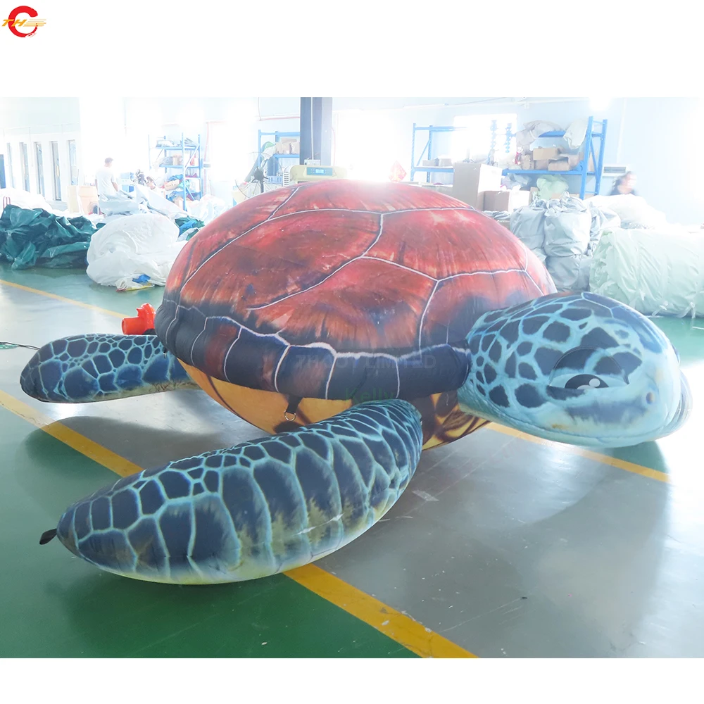 Tortue gonflable géante, modèle de décoration de scène, Animal publicitaire, tortue de mer gonflable pour affichage océanique, expédition rapide