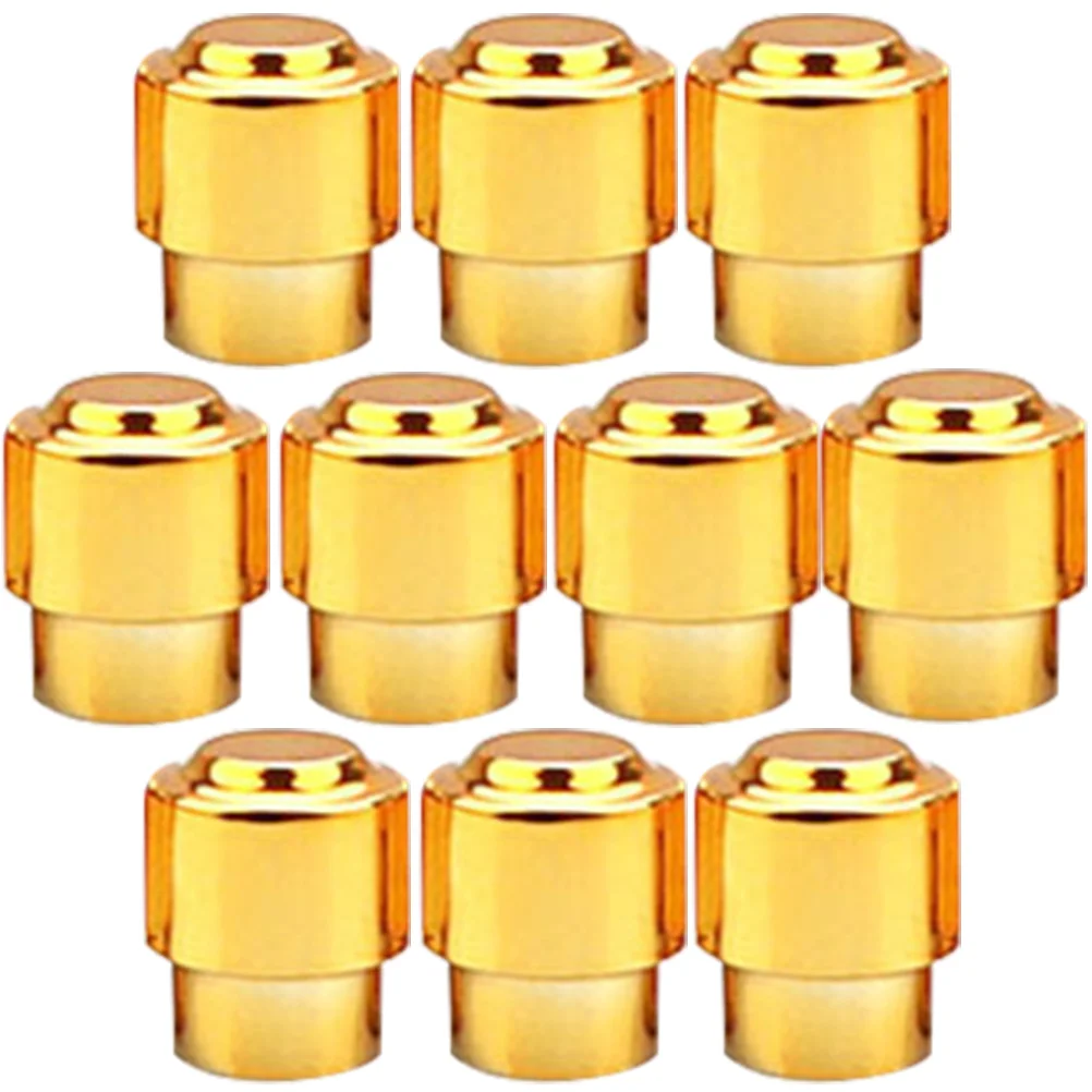 

10 Pcs Pickup Tip Guitar Switch Cap Electric Toggle Knob Component Parts Golden Accessories