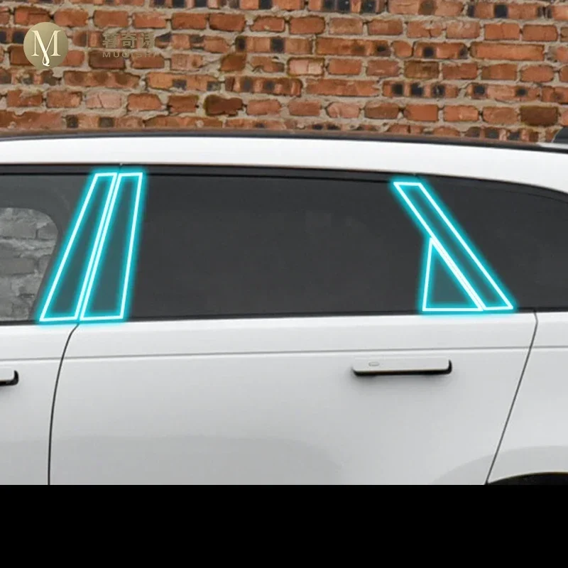 

For Land Range Rover Velar 2017-2024 Car Exterior Car window pillar Anti-scratch TPU Protective film Anti-scratch Accessories