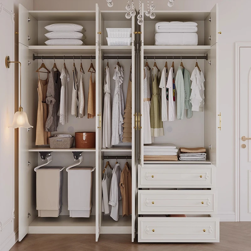 

Dressing Bedroom Wardrobes Multifuncion Shelves Wooden Large Wardrobes Modern Drawer Armario Ropero Dormitorio Home Furniture