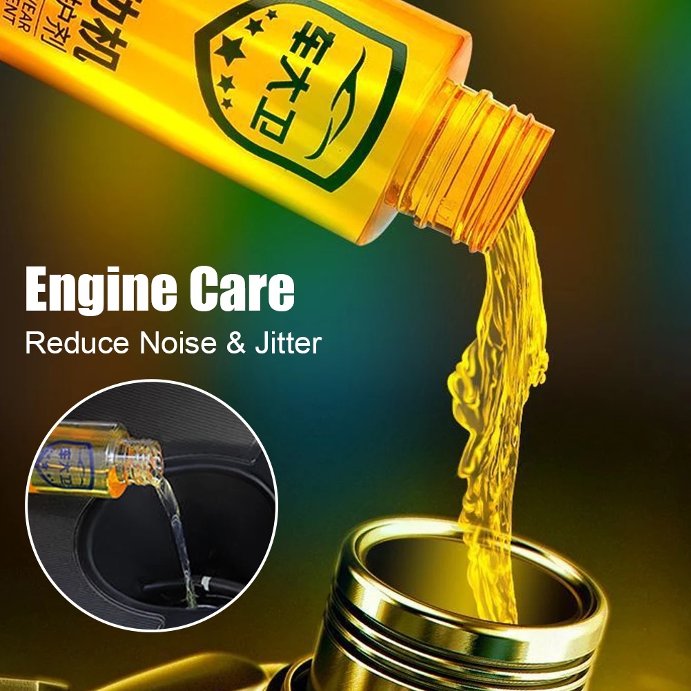 Agent anti-usure pour moteur, huile moteur protectrice, éliminateur de jitter, huile d'aris fin, réduction du bruit, entretien de voiture, 100ml